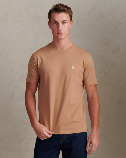 Mens Double Horsemen T-Shirt in Burro