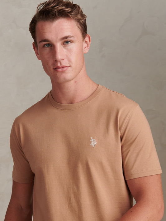 Mens Double Horsemen T-Shirt in Burro