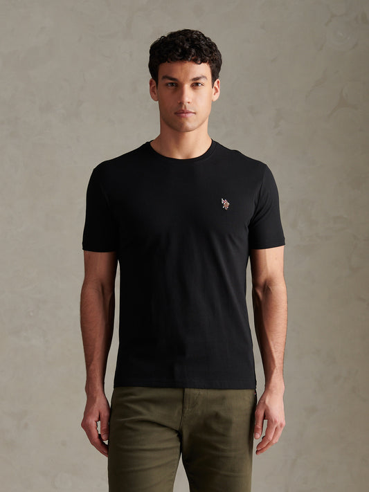Mens Double Horsemen T-Shirt Black / Multicolour DHM