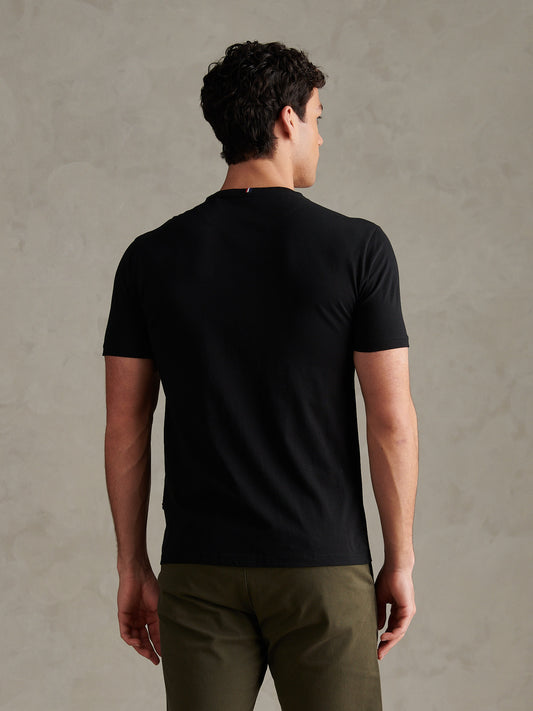 Mens Double Horsemen T-Shirt Black / Multicolour DHM
