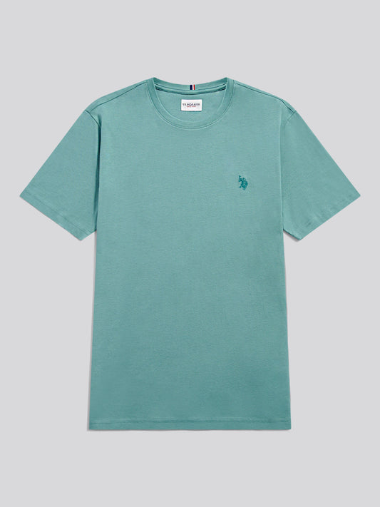 Mens Double Horsemen T-Shirt in Arctic