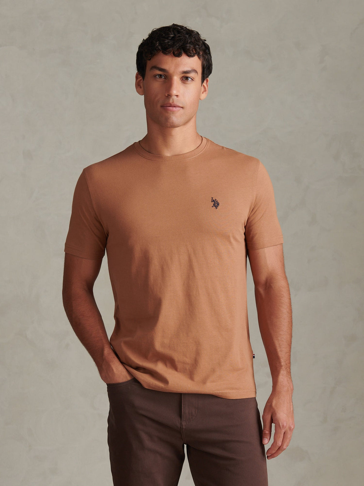 Mens Double Horsemen T-Shirt Autumn Leaf