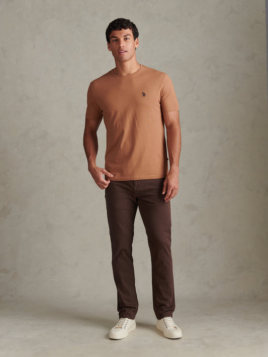 Mens Double Horsemen T-Shirt Autumn Leaf
