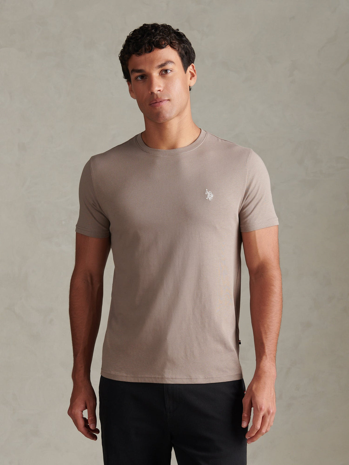 Mens Double Horsemen T-Shirt Cinder