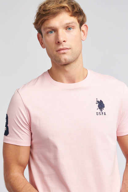 Mens Player 3 T-Shirt in Tickled Pink