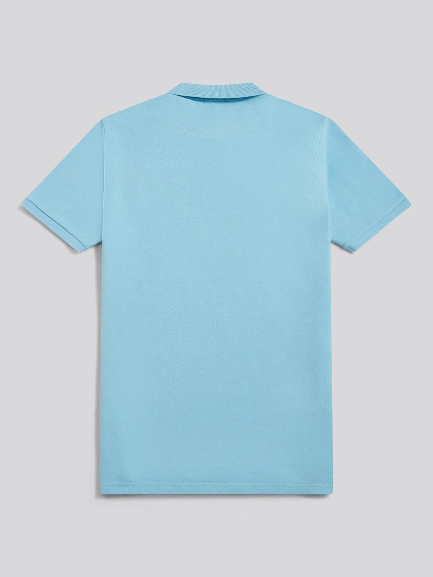 Mens Double Horsemen Polo Shirt in Air Blue