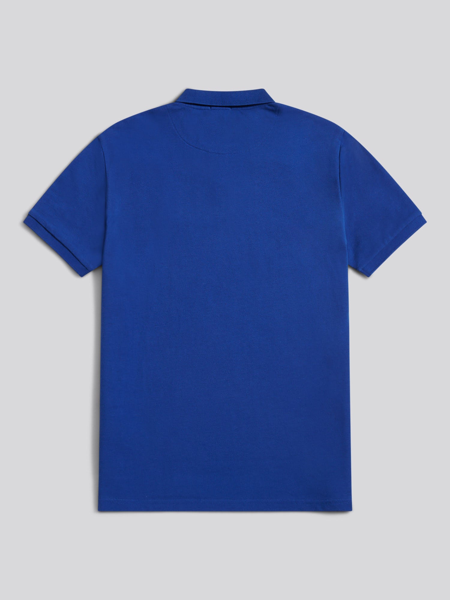 Mens Pique Polo Shirt in Sodalite Blue