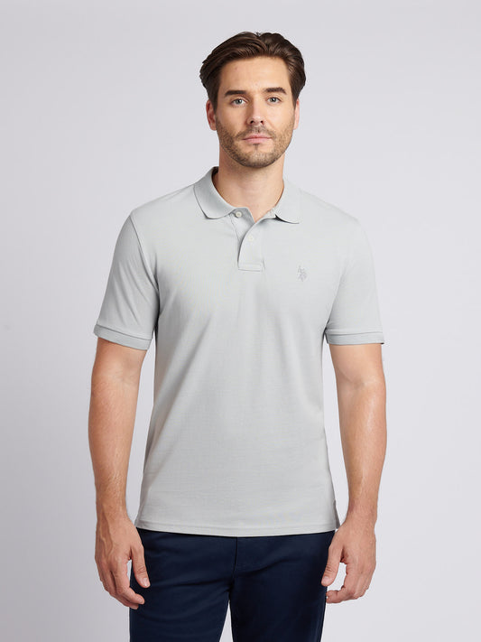 Mens Double Horsemen Polo Shirt in High Rise