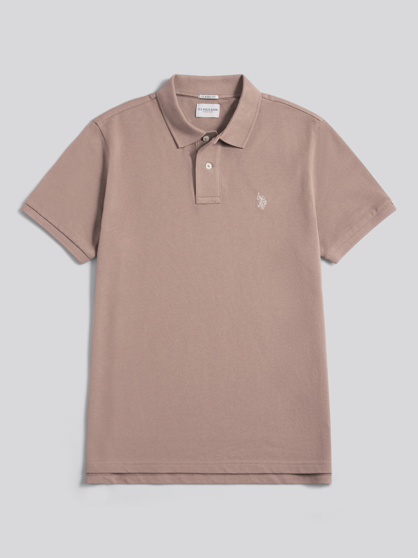 Mens Double Horsemen Polo Shirt in Atmosphere