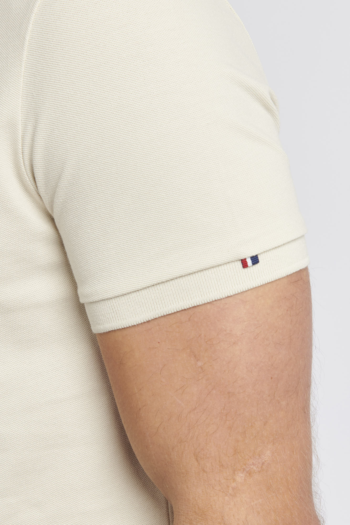 Mens Pique Polo Shirt in French Oak