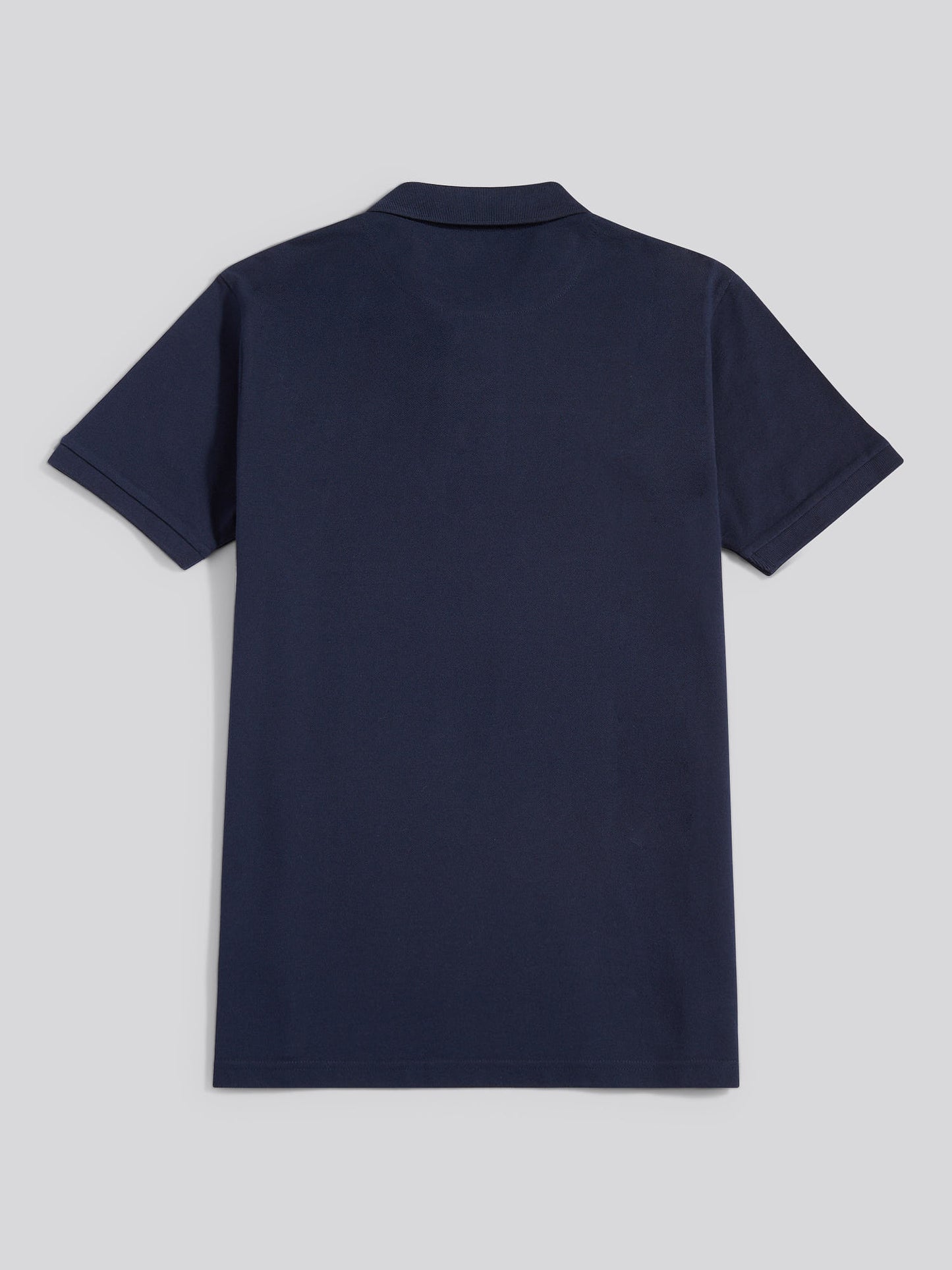 Mens Double Horsemen Polo Shirt in Dark Sapphire Navy / Haute Red DHM