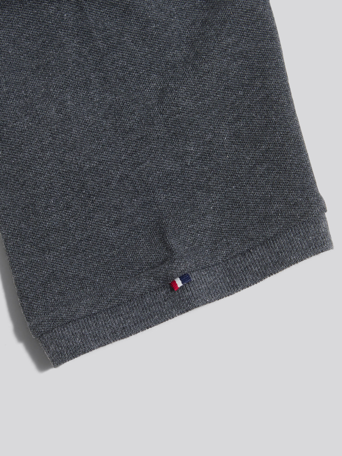 Mens Double Horsemen Polo Shirt Charcoal marl SB-60 B