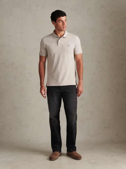 Mens Double Horsemen Polo Shirt Nacreous Clouds