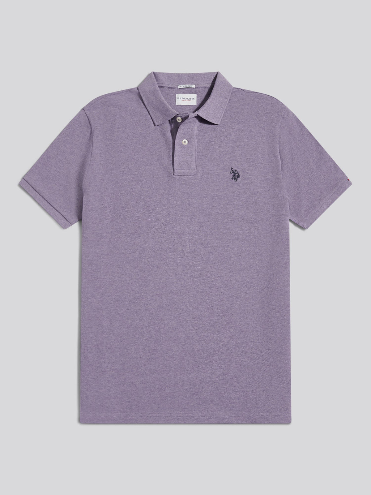 Mens Double Horsemen Polo Shirt Daybreak Marl