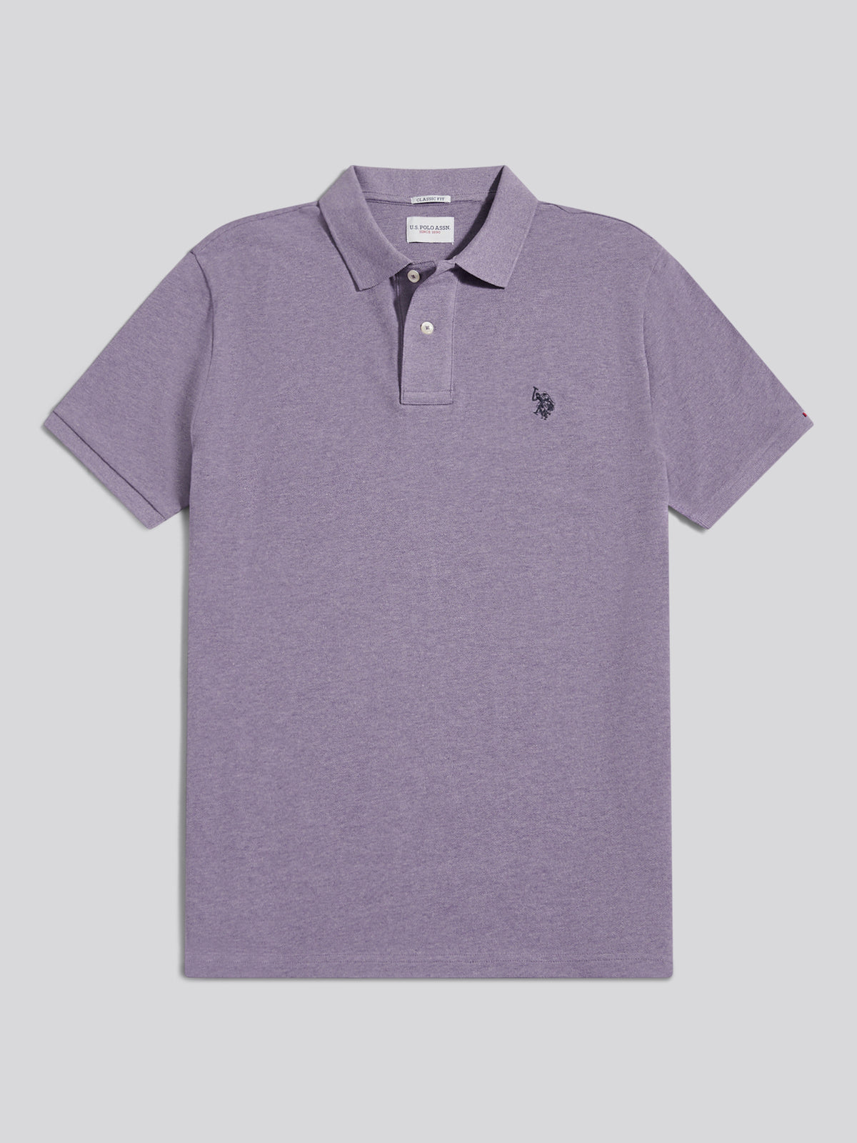 Mens Double Horsemen Polo Shirt Daybreak Marl