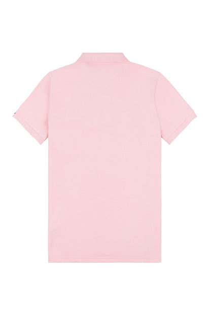 Mens Pique Polo Shirt in Tickled Pink