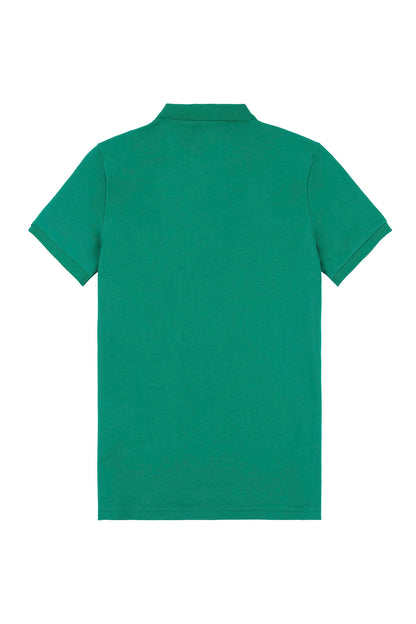 Mens Pique Polo Shirt in Lush Meadow