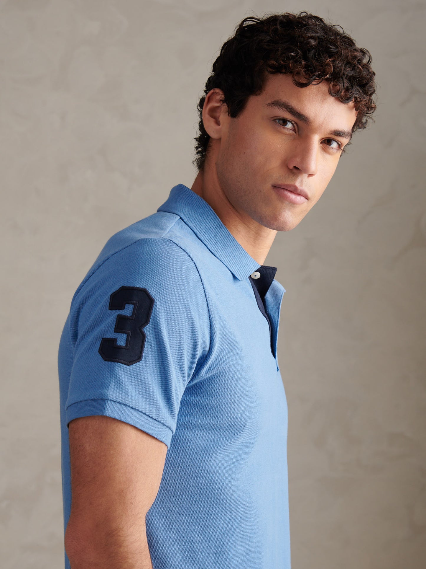 Mens Player 3 Polo Shirt in Riviera