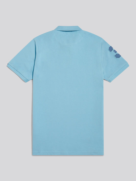 Mens Player 3 Polo Shirt in Air Blue
