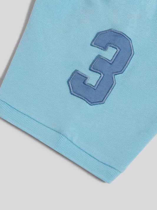 Mens Player 3 Polo Shirt in Air Blue