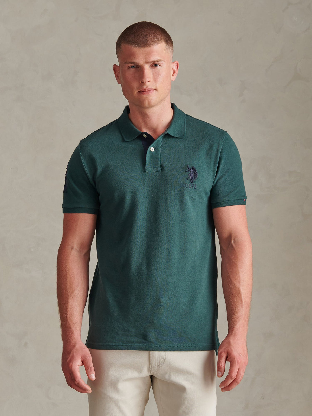 Mens Player 3 Polo Shirt Green Gables