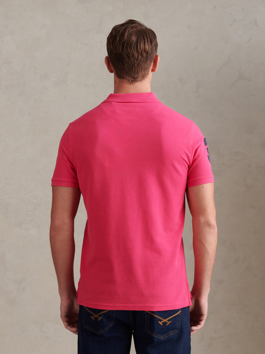 Mens Player 3 Polo Shirt in Raspberry Sorbet