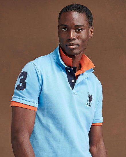 Mens Player 3 Polo Shirt in Heritage Blue
