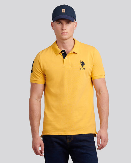 Mens Player 3 Polo Shirt in Golden Apricot