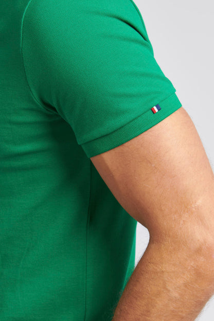 Mens Player 3 Pique Polo Shirt in Lush Meadow