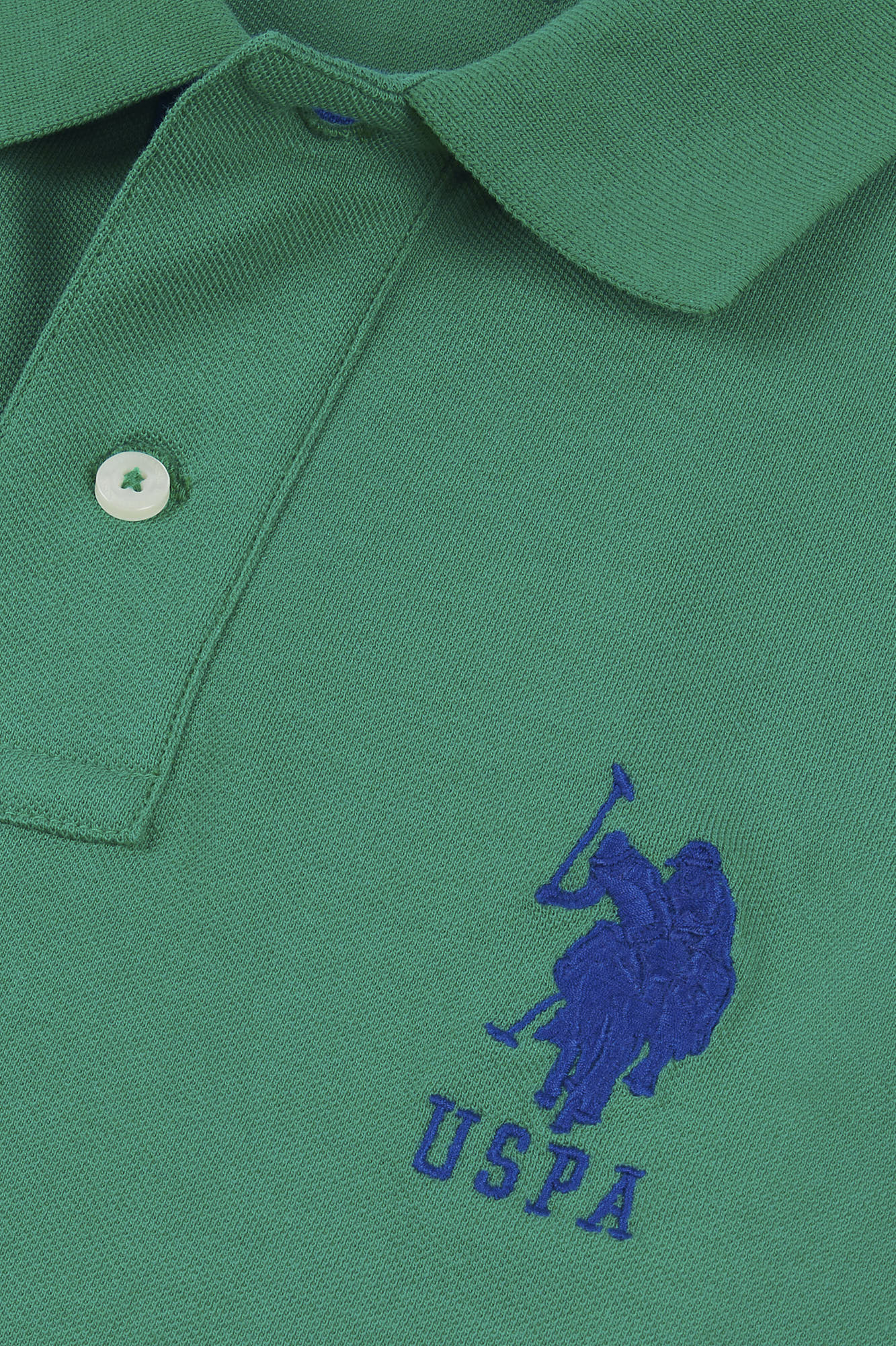 Mens Player 3 Pique Polo Shirt in Lush Meadow