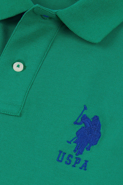 Mens Player 3 Pique Polo Shirt in Lush Meadow