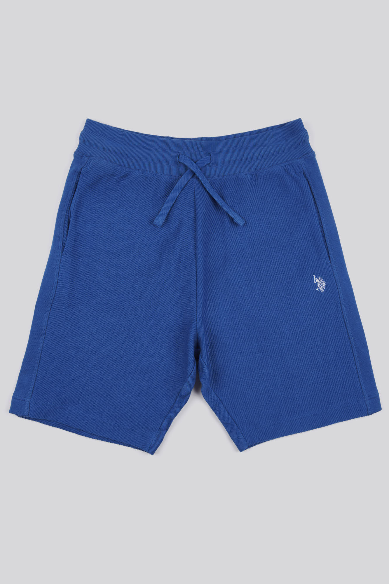U.S. Polo Assn. Mens Classic Fit Texture Reverse Shorts in Deja Vu Blue