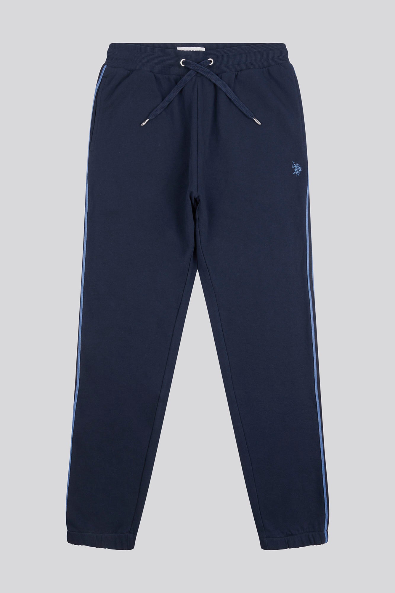 Mens Classic Fit Taped Joggers in Dark Sapphire Navy