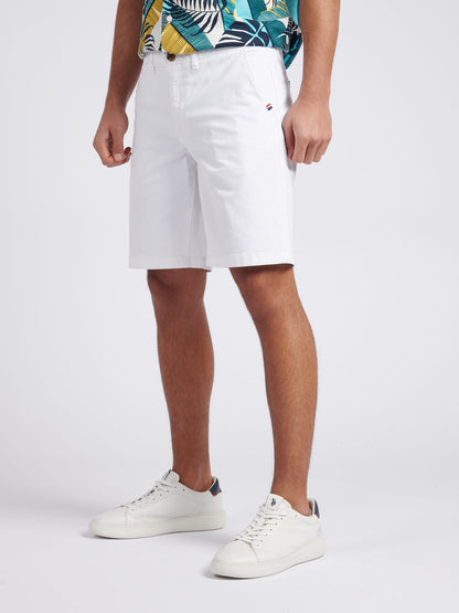 Mens Classic Chinos Shorts in Bright White