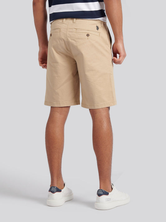 Mens Classic Chinos Shorts in Cornstalk