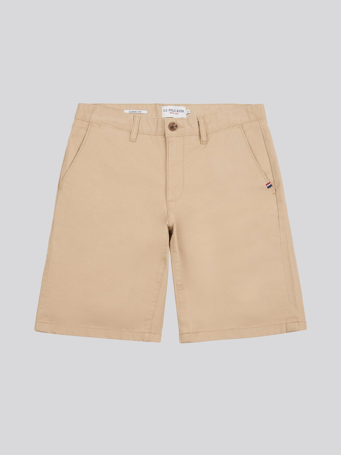 Mens Classic Chinos Shorts in Cornstalk