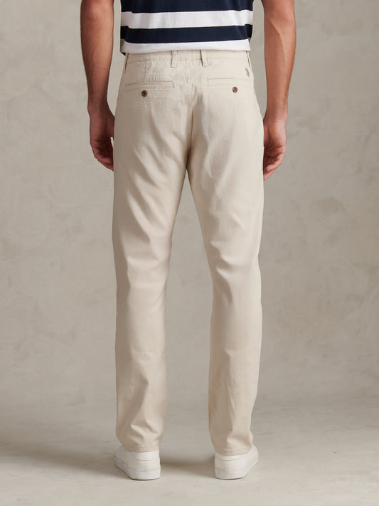 Mens Classic Chinos in Beige