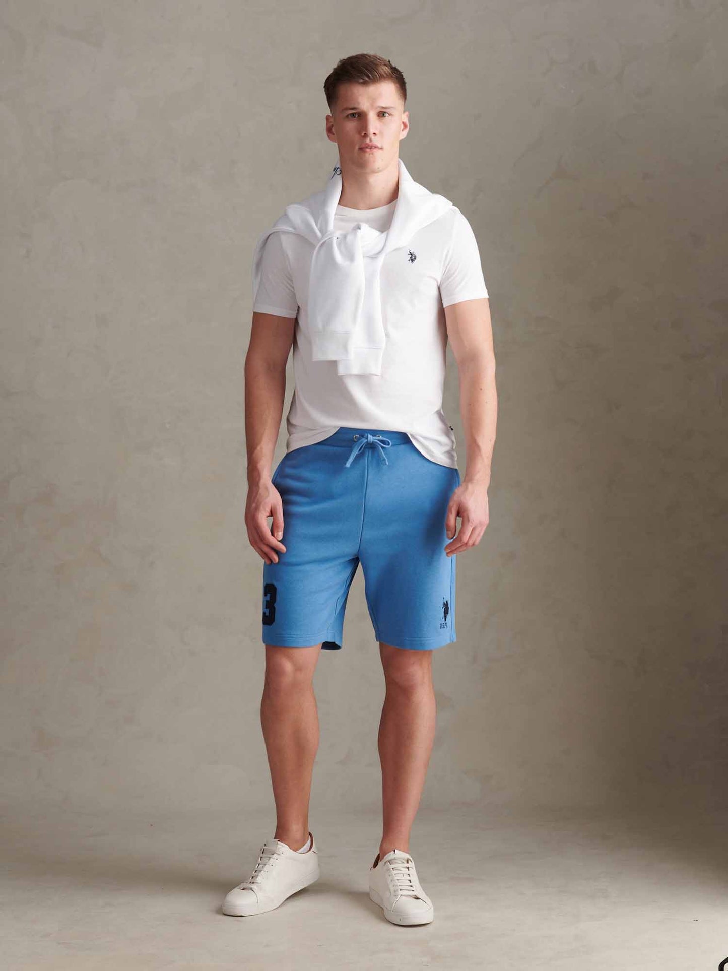 Mens Player 3 Sweat Shorts in Riviera