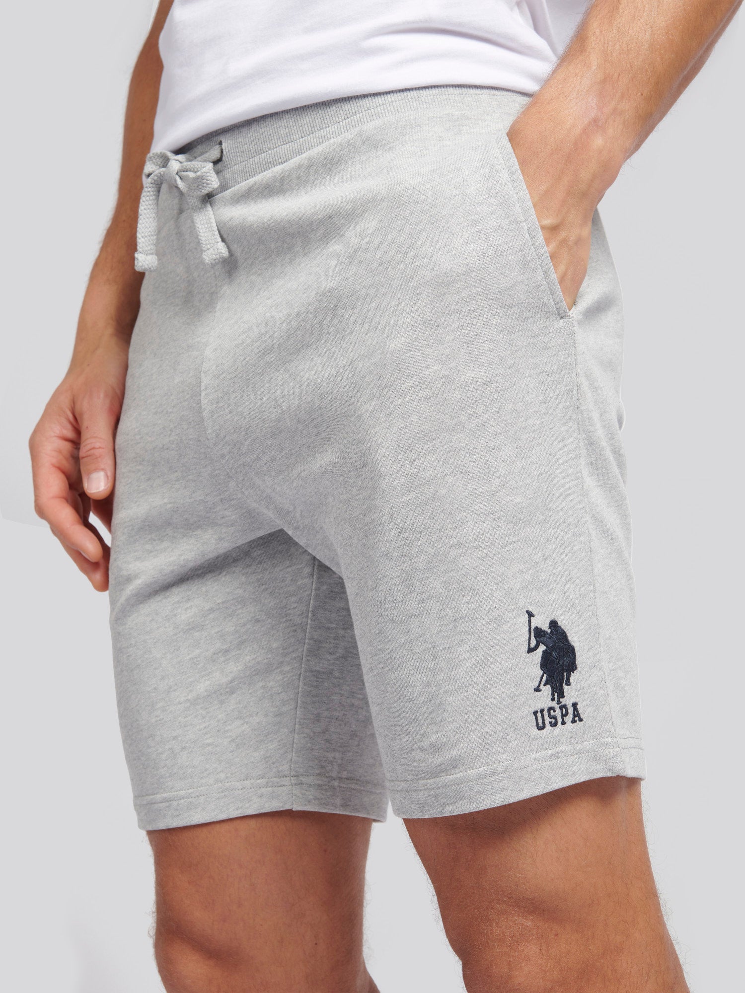 U.S. Polo Assn. Mens Player 3 Sweat Shorts in Mid Grey Marl – U.S. Polo  Assn. Australia