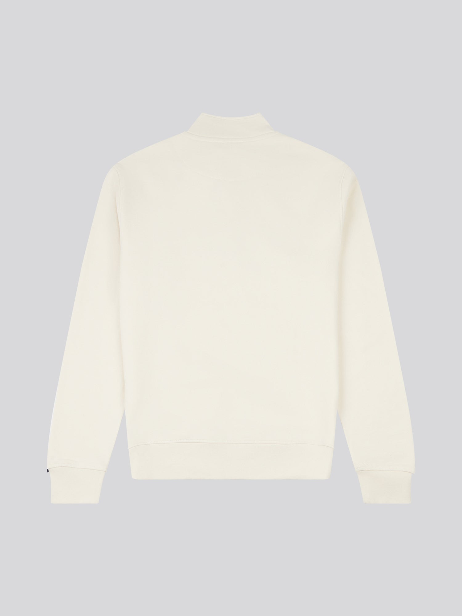 Mens 1/4 Zip Sweatshirt in Whisper White