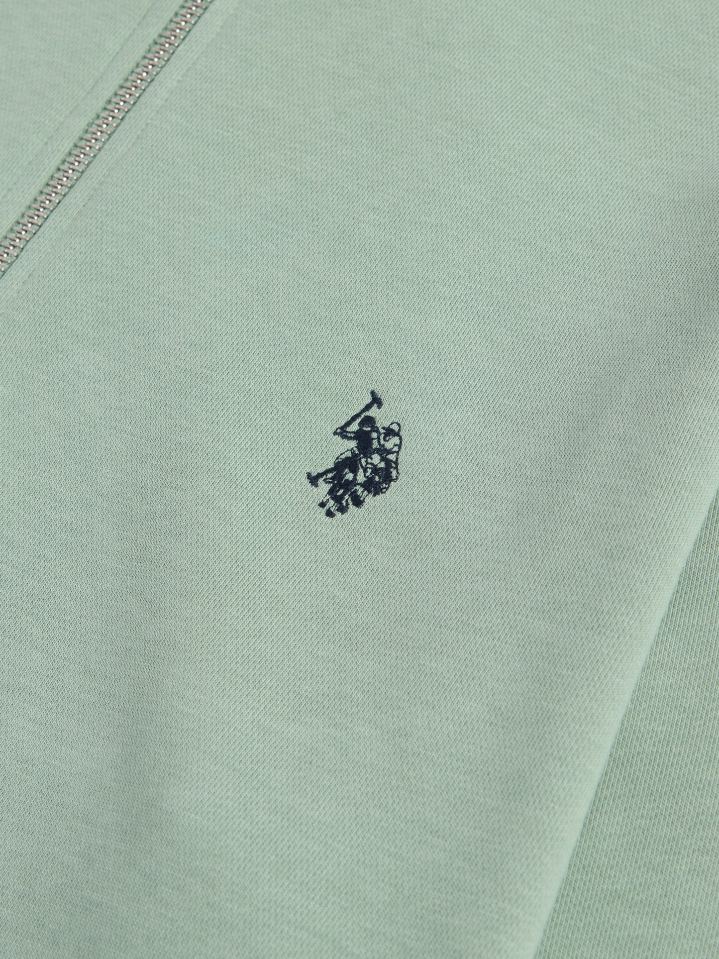 Mens 1/4 Zip Sweatshirt Iceberg Green