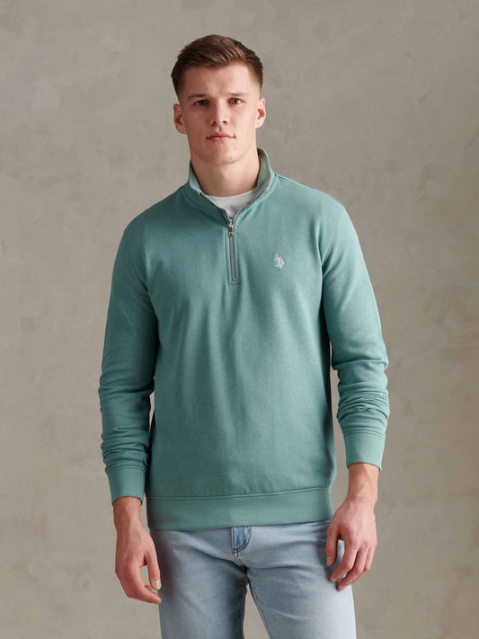Mens 1/4 Zip Sweatshirt Arctic