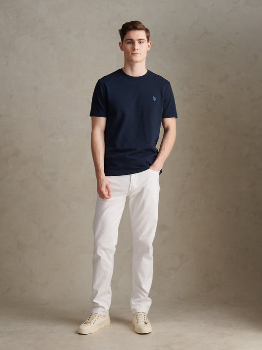 Mens Core 5 Pocket Trouser in Bright White