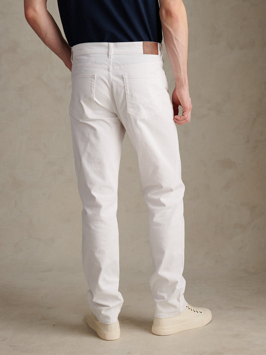 Mens Core 5 Pocket Trouser in Bright White