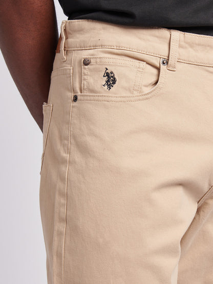 Mens Core 5 Pocket Trousers in Cornstalk