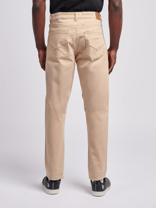 Mens Core 5 Pocket Trousers in Cornstalk