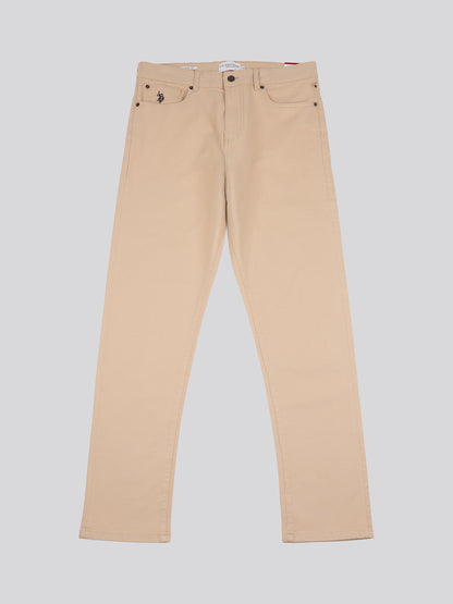 Mens Core 5 Pocket Trousers in Cornstalk