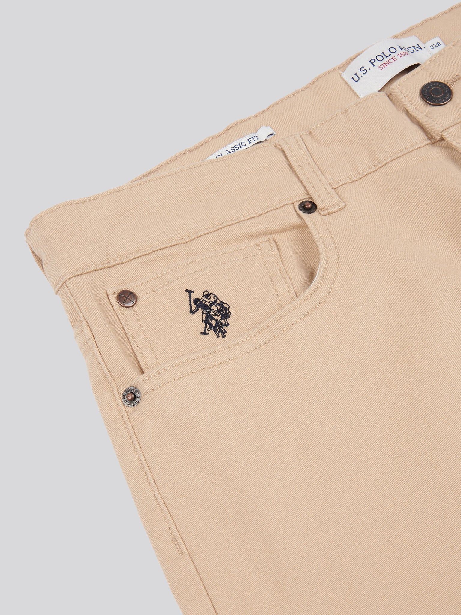 Mens Core 5 Pocket Trousers in Cornstalk