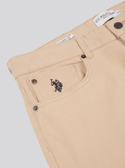 Mens Core 5 Pocket Trousers in Cornstalk