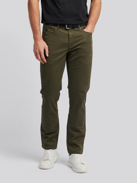 Mens Core 5 Pocket Trouser in Forest Night
